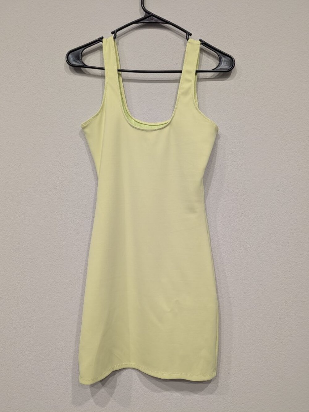 Good American Scoop Neck Bodycon Mini Dress - Size Small
